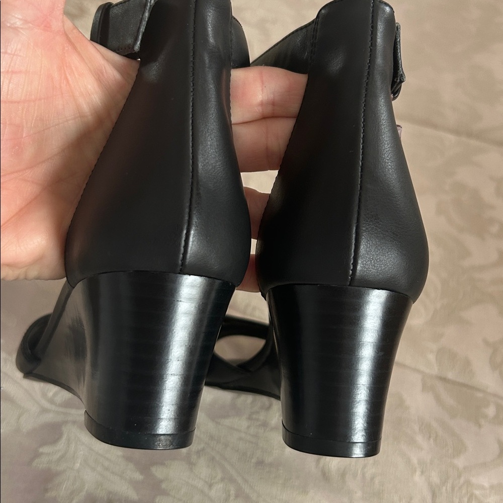 Nine West Wedge Sandals - Picture 4 of 9